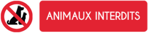 Animaux interdits